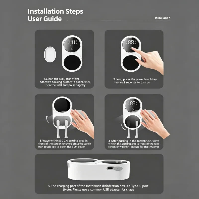Rechargeable Travel Toothbrush Sterilizer